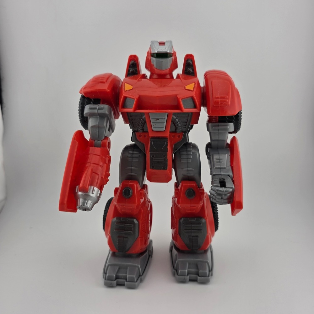 HAP-P-KID M.A.R.S. Red Car Robot‎ 7" Action Figure Pre-Owned Tested Works